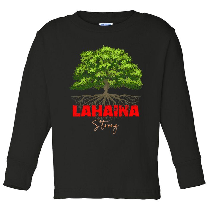 Lahaina Strong Toddler Long Sleeve Shirt