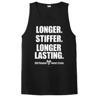 Longer Stiffer Longer Lasting Funny Hockey Stick Gift PosiCharge Competitor Tank