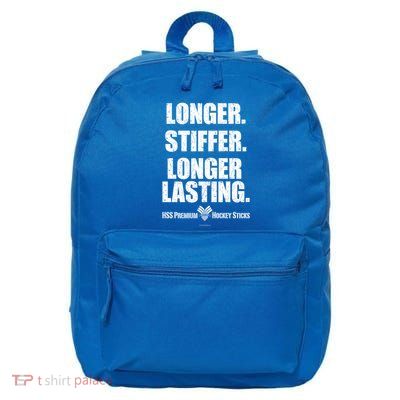 Longer Stiffer Longer Lasting Funny Hockey Stick Gift 16 in Basic Backpack