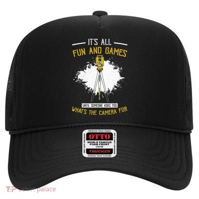 Land Surveying Land Surveyor High Crown Mesh Back Trucker Hat