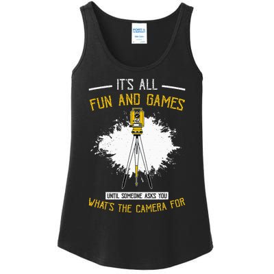 Land Surveying Land Surveyor Ladies Essential Tank