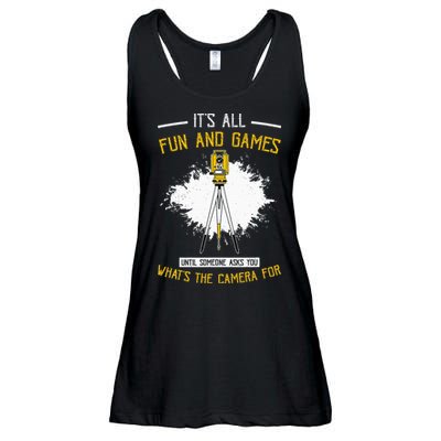 Land Surveying Land Surveyor Ladies Essential Flowy Tank