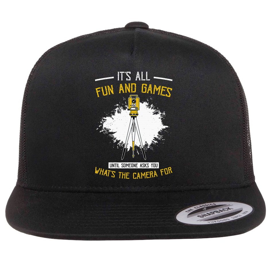 Land Surveying Land Surveyor Flat Bill Trucker Hat