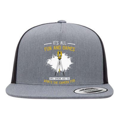 Land Surveying Land Surveyor Flat Bill Trucker Hat