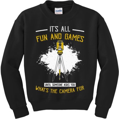 Land Surveying Land Surveyor Kids Sweatshirt