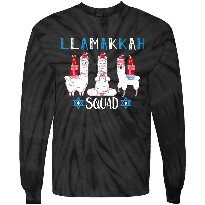 Llamakkah Squad Tie-Dye Long Sleeve Shirt