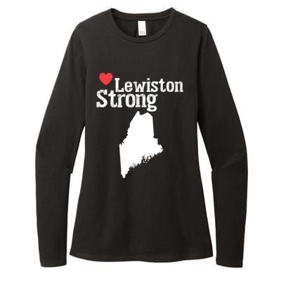 Lewiston Strong Womens CVC Long Sleeve Shirt