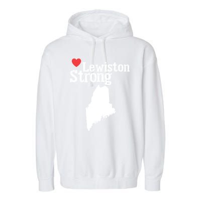 Lewiston Strong Garment-Dyed Fleece Hoodie