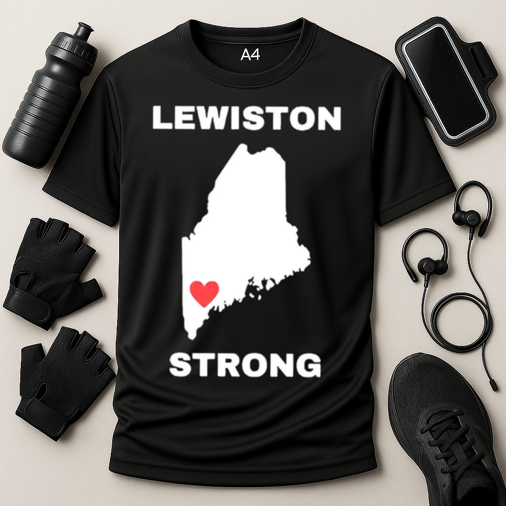 Lewiston Strong Cooling Performance Crew T-Shirt