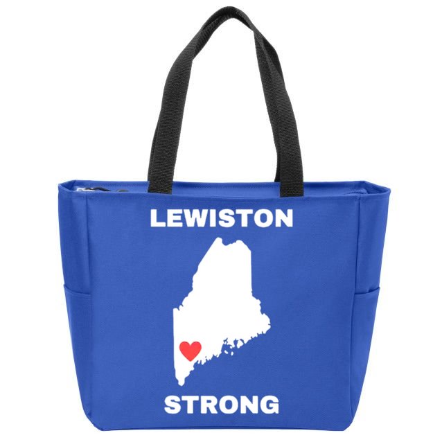Lewiston Strong Zip Tote Bag
