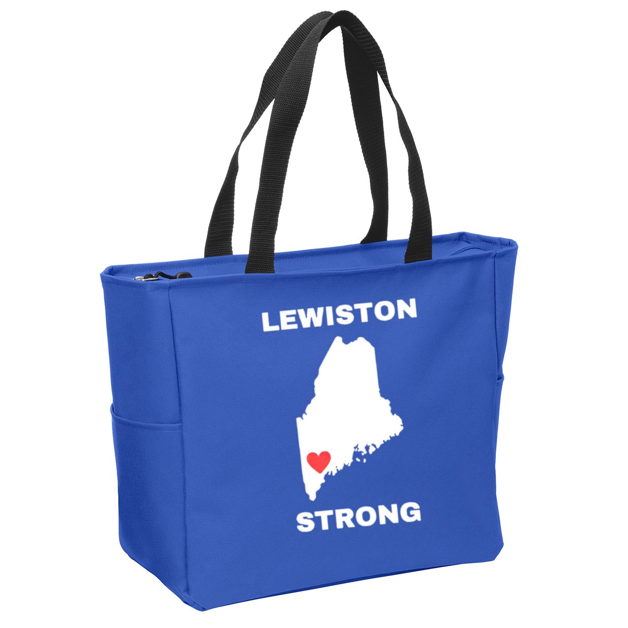 Lewiston Strong Zip Tote Bag