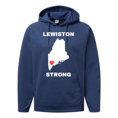 Lewiston Strong Performance Fleece Hoodie