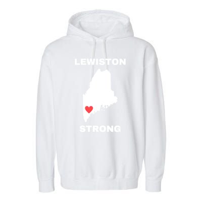 Lewiston Strong Garment-Dyed Fleece Hoodie