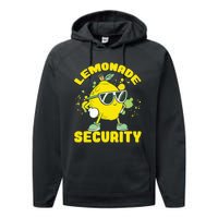 Lemonade Security Lemon Juice Boss Performance Fleece Hoodie