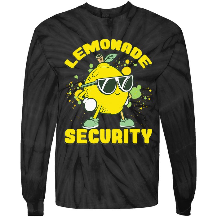 Lemonade Security Lemon Juice Boss Tie-Dye Long Sleeve Shirt