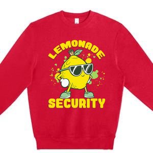 Lemonade Security Lemon Juice Boss Premium Crewneck Sweatshirt