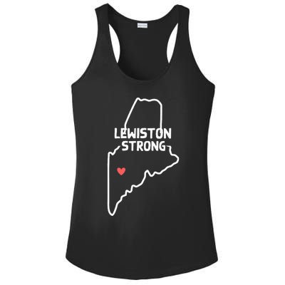 Lewiston Strong Ladies PosiCharge Competitor Racerback Tank