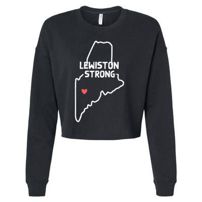 Lewiston Strong Cropped Pullover Crew