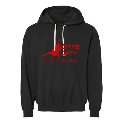 Lickety Splitz Lake Of The Ozarks Missouri Strip Club Garment-Dyed Fleece Hoodie