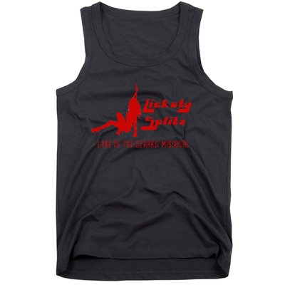 Lickety Splitz Lake Of The Ozarks Missouri Strip Club Tank Top