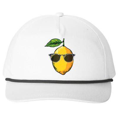 Lemon Sunglasses Snapback Five-Panel Rope Hat