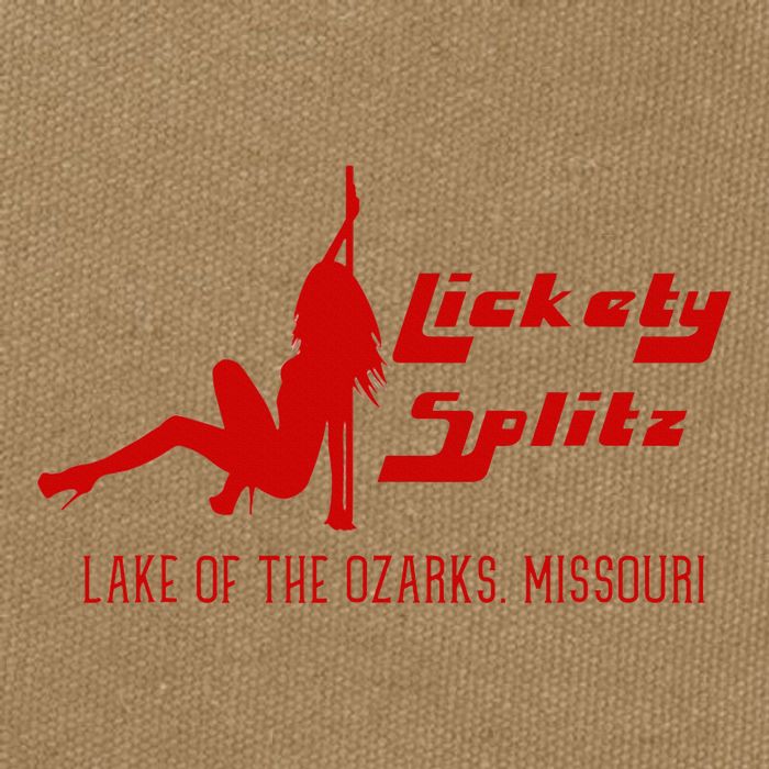 Lickety Splitz Lake Of The Ozarks Missouri Strip Club Cotton Canvas Backpack