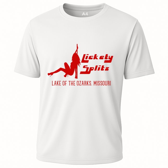Lickety Splitz Lake Of The Ozarks Missouri Strip Club Cooling Performance Crew T-Shirt