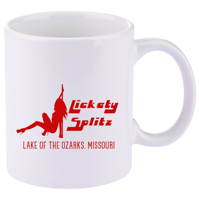 Lickety Splitz Lake Of The Ozarks Missouri Strip Club 11oz C Handle Ceramic Mug
