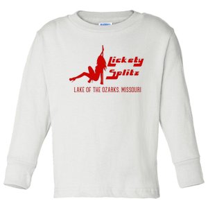 Lickety Splitz Lake Of The Ozarks Missouri Strip Club Toddler Long Sleeve Shirt