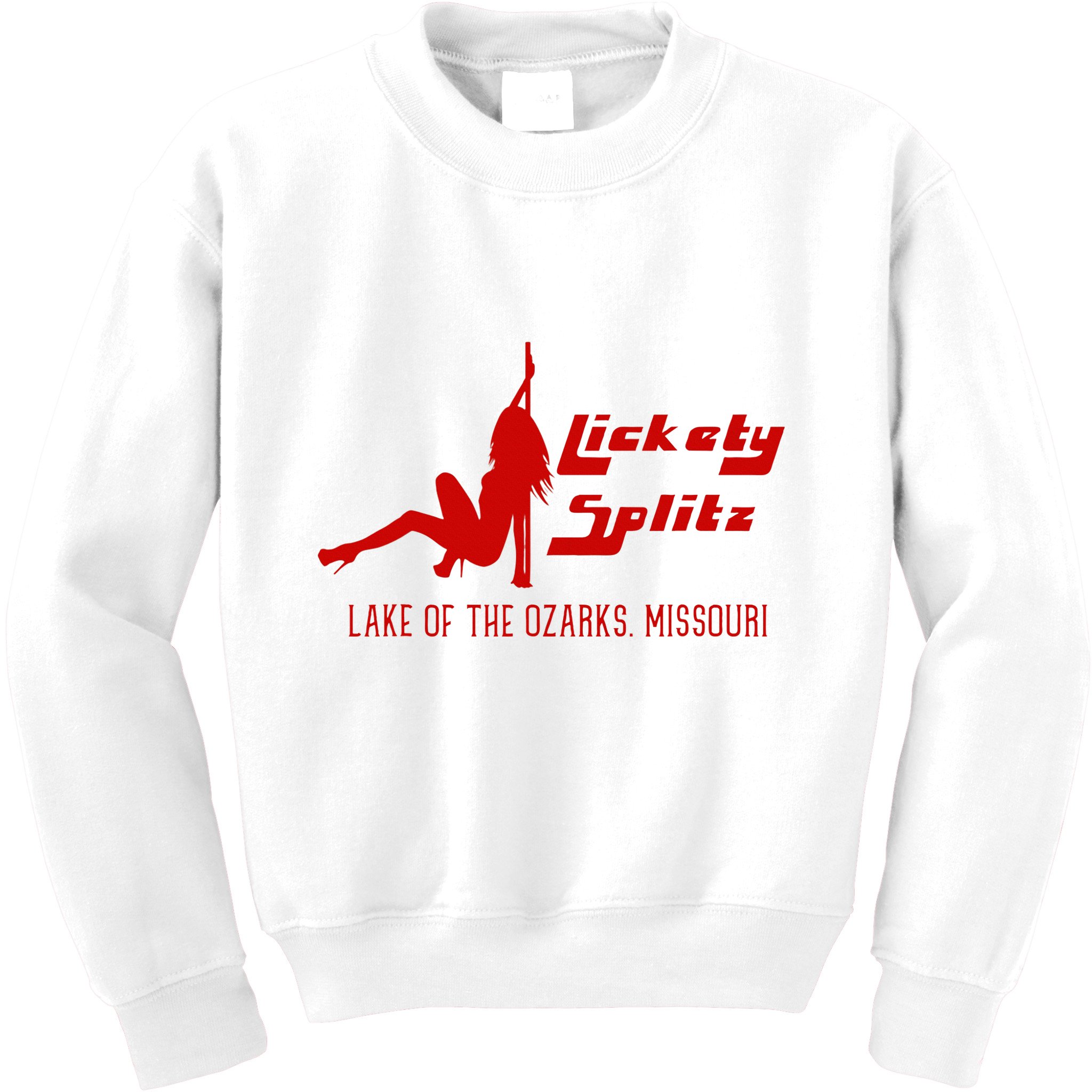 Lickety Splitz Lake Of The Ozarks Missouri Strip Club Kids Sweatshirt