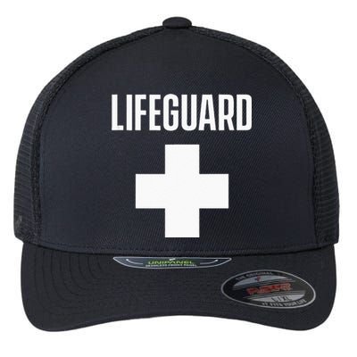 Lifeguard Sayings Life Guard Job Flexfit Unipanel Trucker Cap