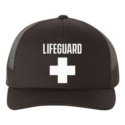 Lifeguard Sayings Life Guard Job Yupoong Adult 5-Panel Trucker Hat