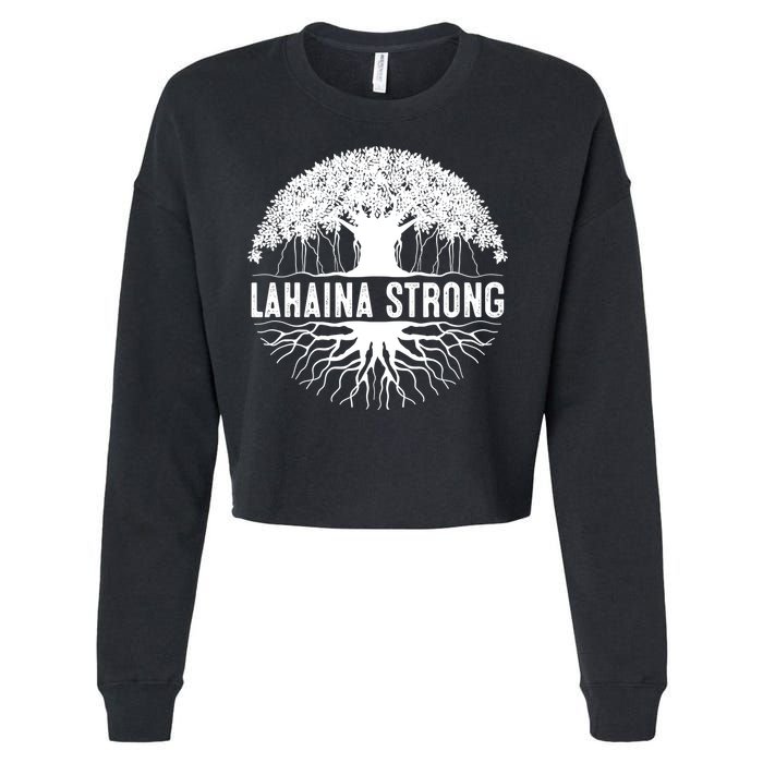 Lahaina Strong Cropped Pullover Crew
