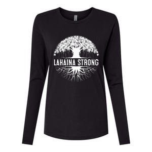 Lahaina Strong Long Sleeve Womens Cotton Relaxed Long Sleeve T-Shirt