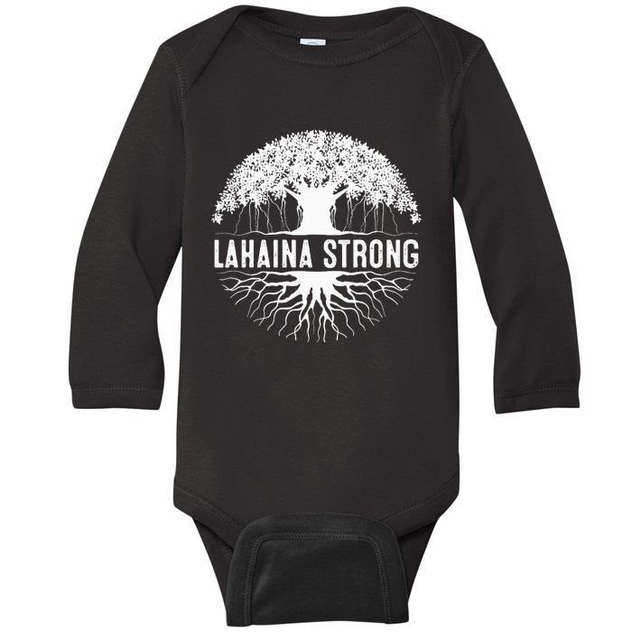 Lahaina Strong Long Sleeve Baby Long Sleeve Bodysuit