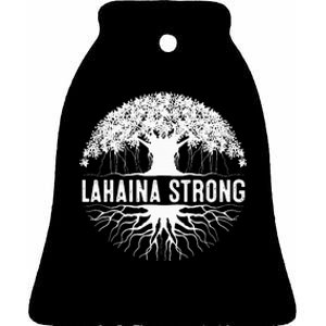 Lahaina Strong Long Sleeve Ceramic Bell Ornament