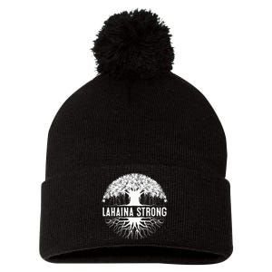 Lahaina Strong Long Sleeve Pom Pom 12in Knit Beanie