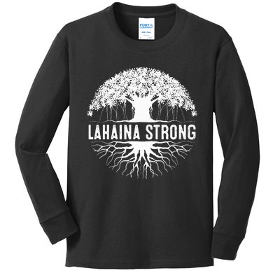 Lahaina Strong Long Sleeve Kids Long Sleeve Shirt