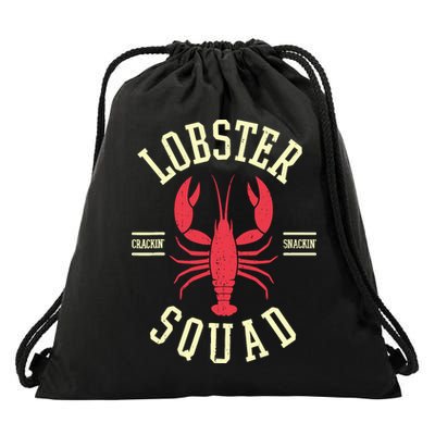 Lobster Squad Lobster Festival I Lobster Enthusiasts Drawstring Bag