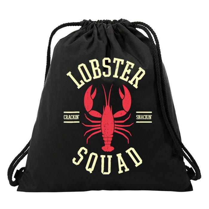 Lobster Squad Lobster Festival I Lobster Enthusiasts Drawstring Bag