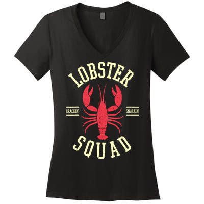 Lobster Squad Lobster Festival I Lobster Enthusiasts Women's V-Neck T-Shirt