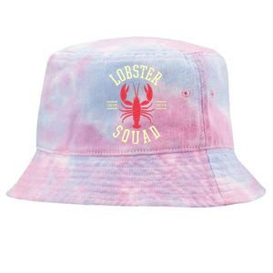 Lobster Squad Lobster Festival I Lobster Enthusiasts Tie-Dyed Bucket Hat