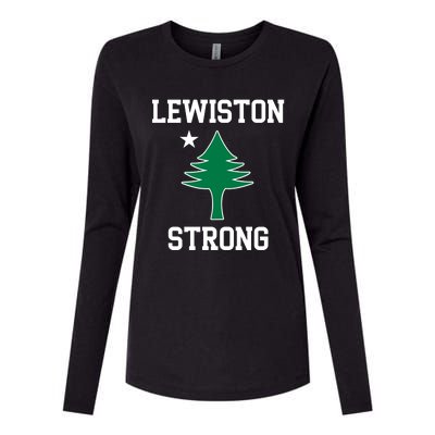 Lewiston Strong Womens Cotton Relaxed Long Sleeve T-Shirt