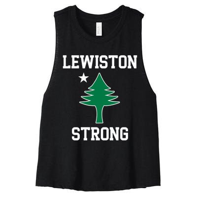 Lewiston Strong Women's Racerback Cropped Tank