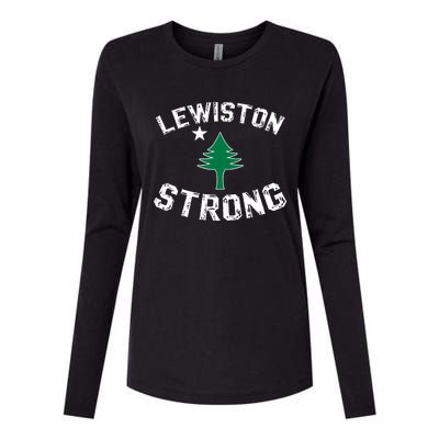 Lewiston Strong Womens Cotton Relaxed Long Sleeve T-Shirt