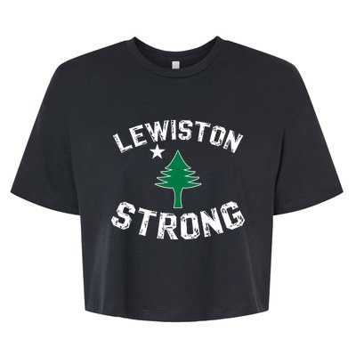 Lewiston Strong Bella+Canvas Jersey Crop Tee