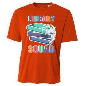 Library Squad Librarian Reader Reading Book Lover Bookworm Gift Cooling Performance Crew T-Shirt