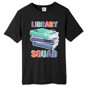 Library Squad Librarian Reader Reading Book Lover Bookworm Gift Tall Fusion ChromaSoft Performance T-Shirt