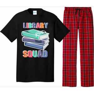 Library Squad Librarian Reader Reading Book Lover Bookworm Gift Pajama Set