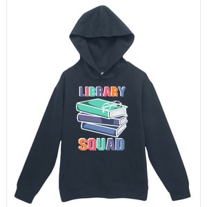 Library Squad Librarian Reader Reading Book Lover Bookworm Gift Urban Pullover Hoodie